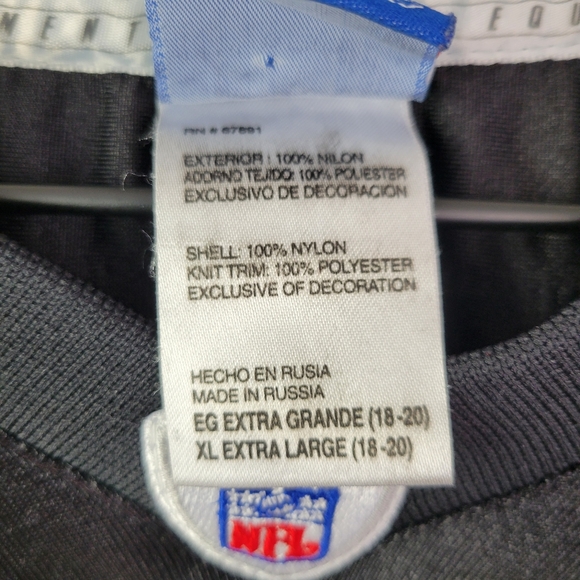 NFL Reebok | Randy Moss 18 On Field Black Jersey Mens XL - Picture 9 of 11